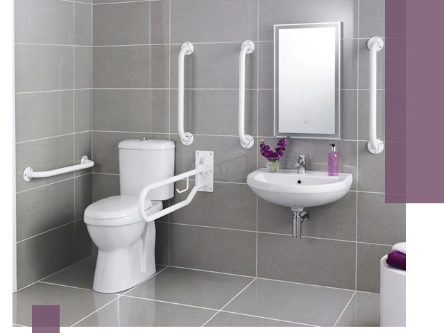 Поручни для санузлов в Владикавказе: установка, ремонт и монтаж