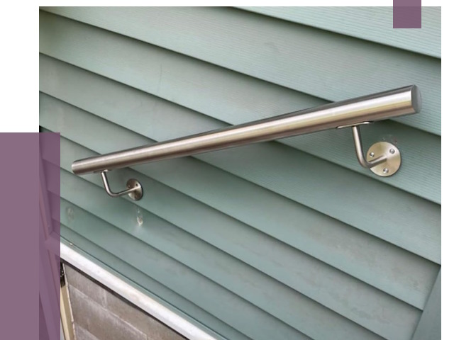 Поручни из нержавеющей стали в Владикавказе от 7731 руб.  | ПРОЛЁТ-Вкз